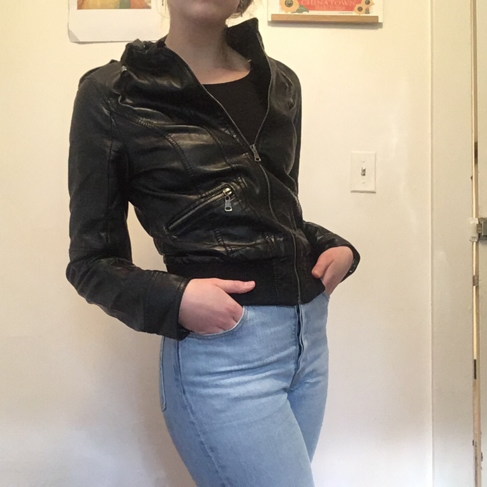 Vegan Leather Jacket